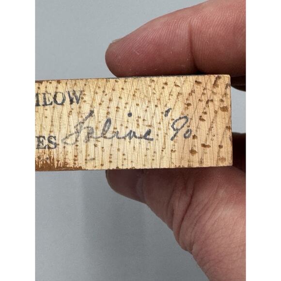 1985 Cats Meow Edinburgh Times Tintype Studio Series III Village Shelf Sitter - Picture 4 of 6